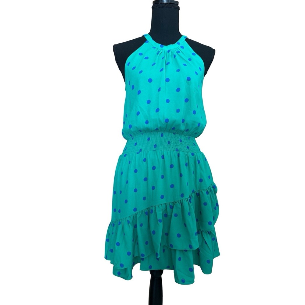 Lilly Pulitzer Sz 2 Pamelyn Lileeze Dress In Botanical Green Hotter Spot Halter